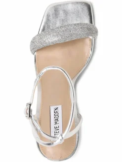 Steve Madden Sandalen & Sandaletten*Damen Sandaletten - Entice-R silber uni