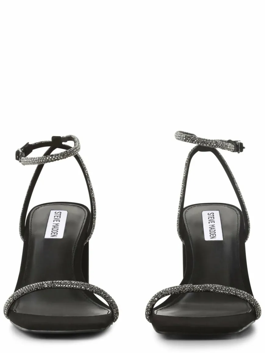 Steve Madden Sandalen & Sandaletten*Damen Sandaletten - Leva schwarz silber uni