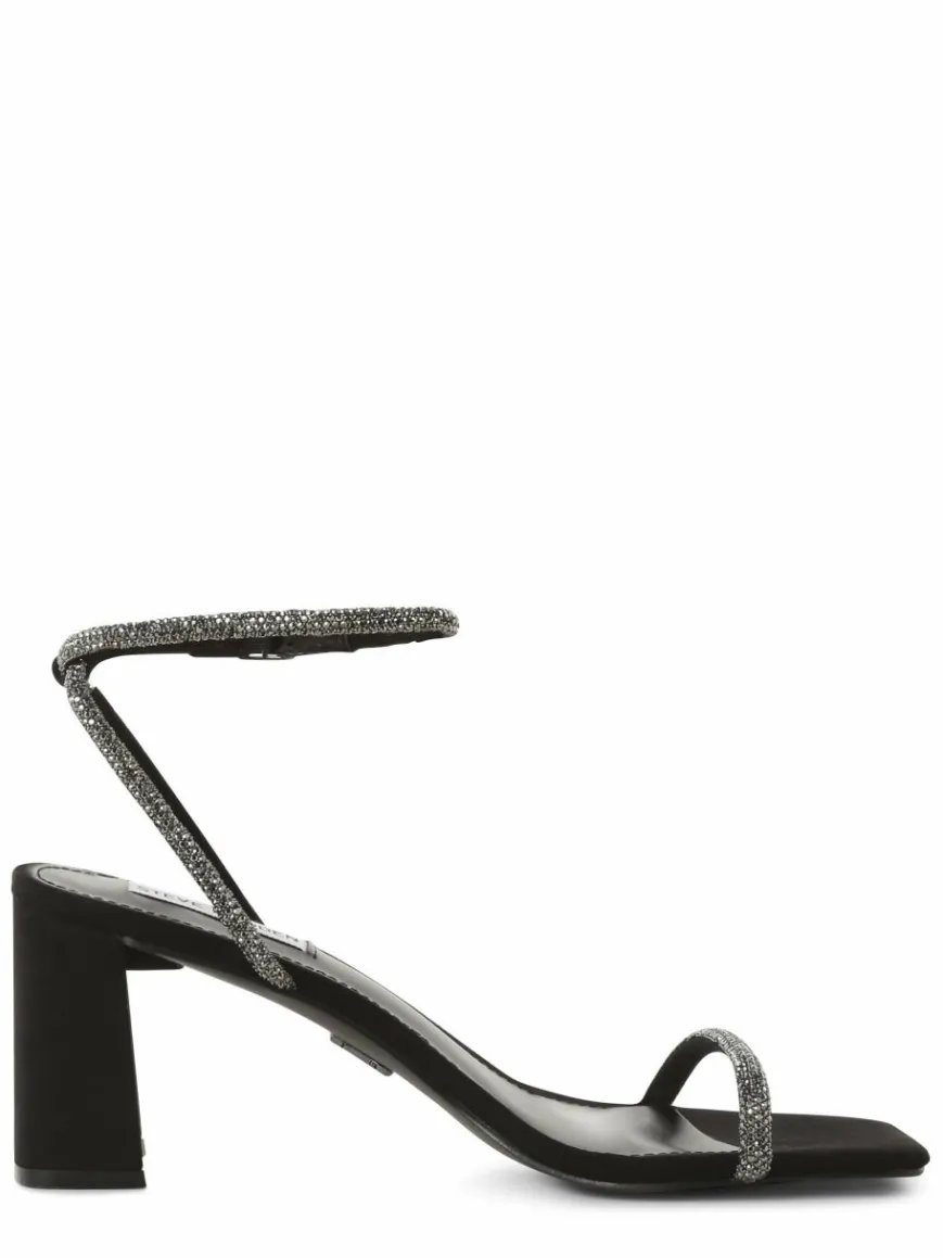 Steve Madden Sandalen & Sandaletten*Damen Sandaletten - Leva schwarz silber uni