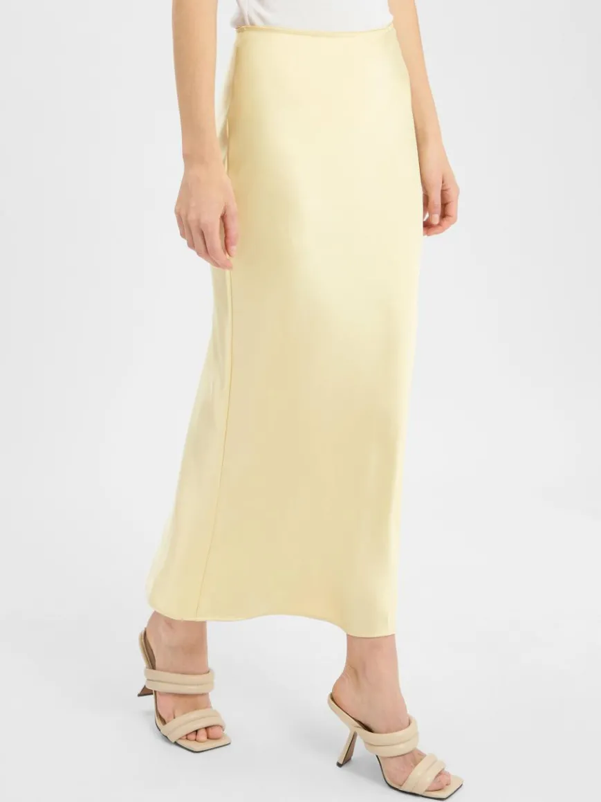 Samsøe Samsøe Röcke*Damen Satinrock zitrone uni