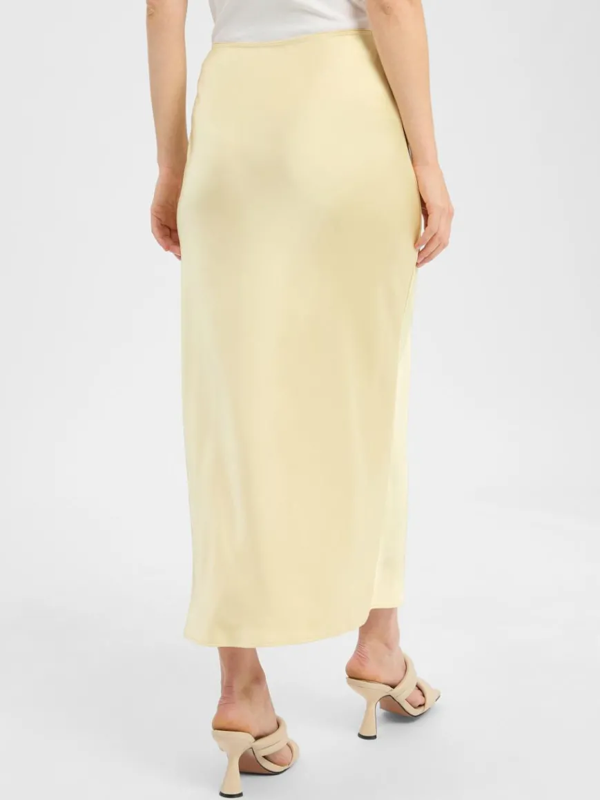 Samsøe Samsøe Röcke*Damen Satinrock zitrone uni