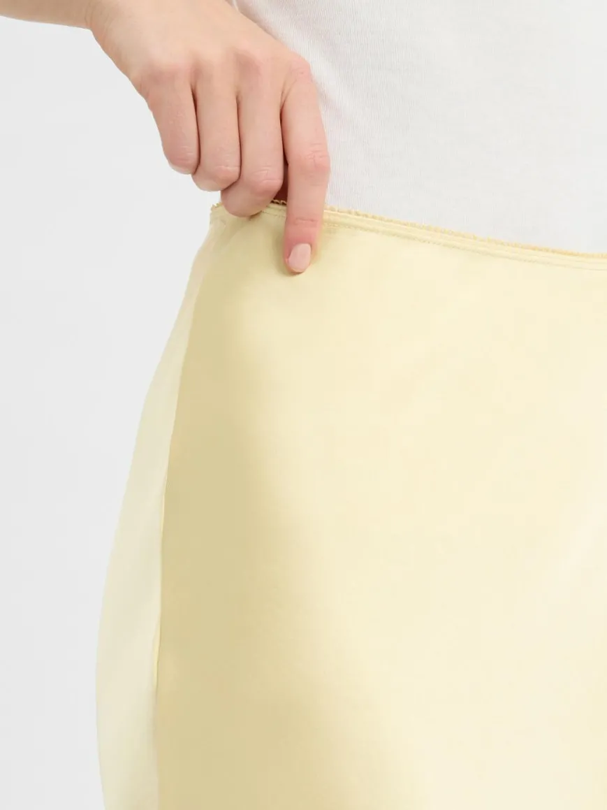 Samsøe Samsøe Röcke*Damen Satinrock zitrone uni