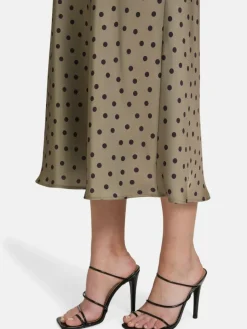 Vera Mont Röcke*Damen Satinrock mehrfarbig gemustert