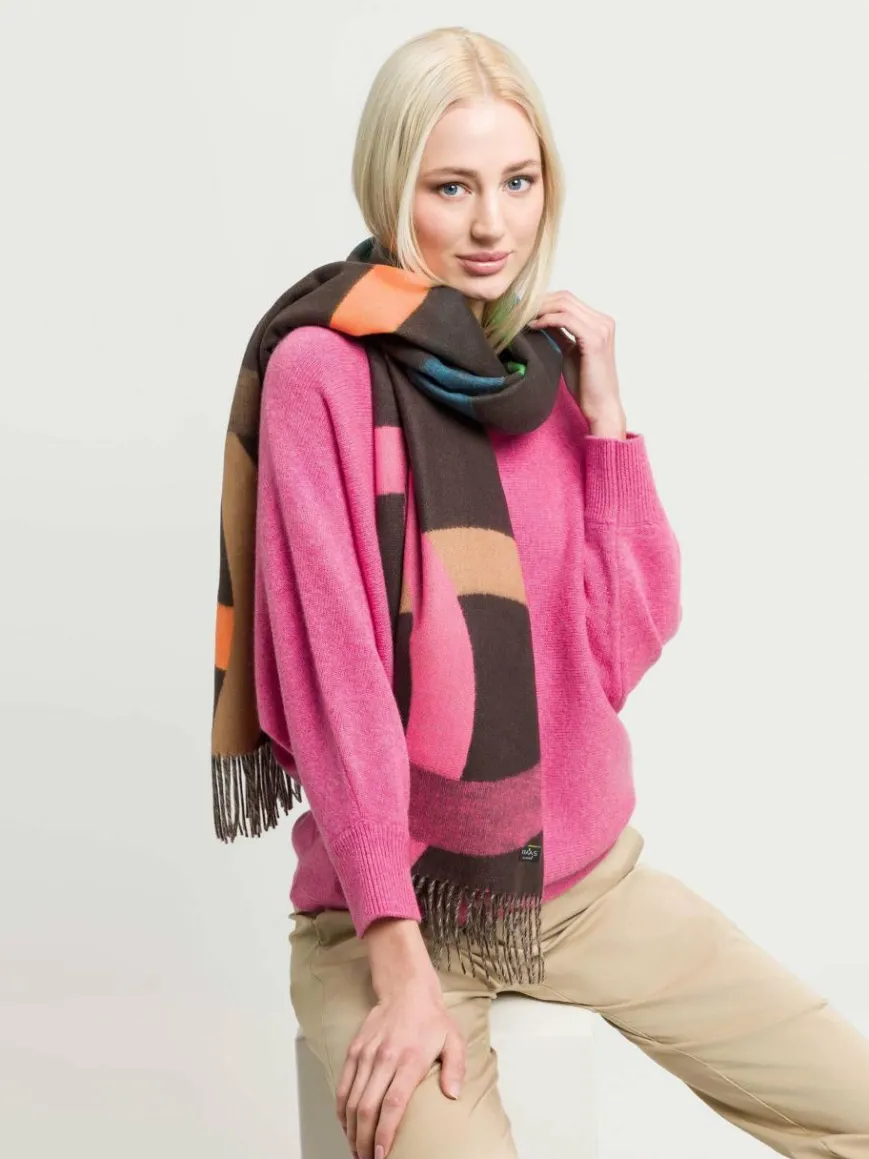 Fraas Schals & Tücher*Damen Schal kastanie gemustert