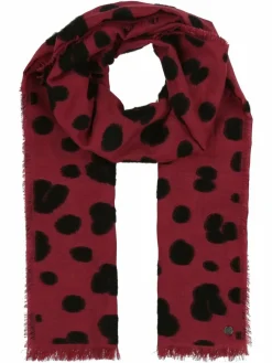 Fraas Schals & Tücher*Damen Schal rot gemustert