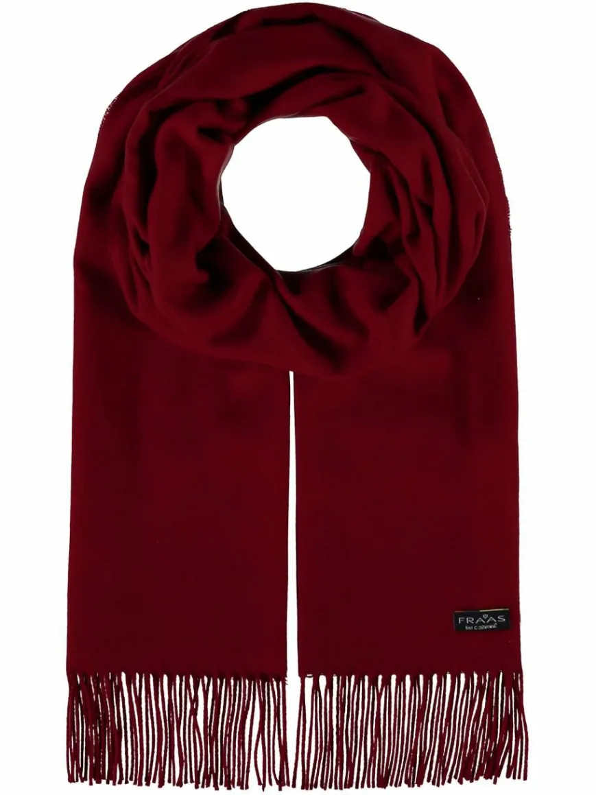 Fraas Schals & Tücher*Damen Schal rot uni