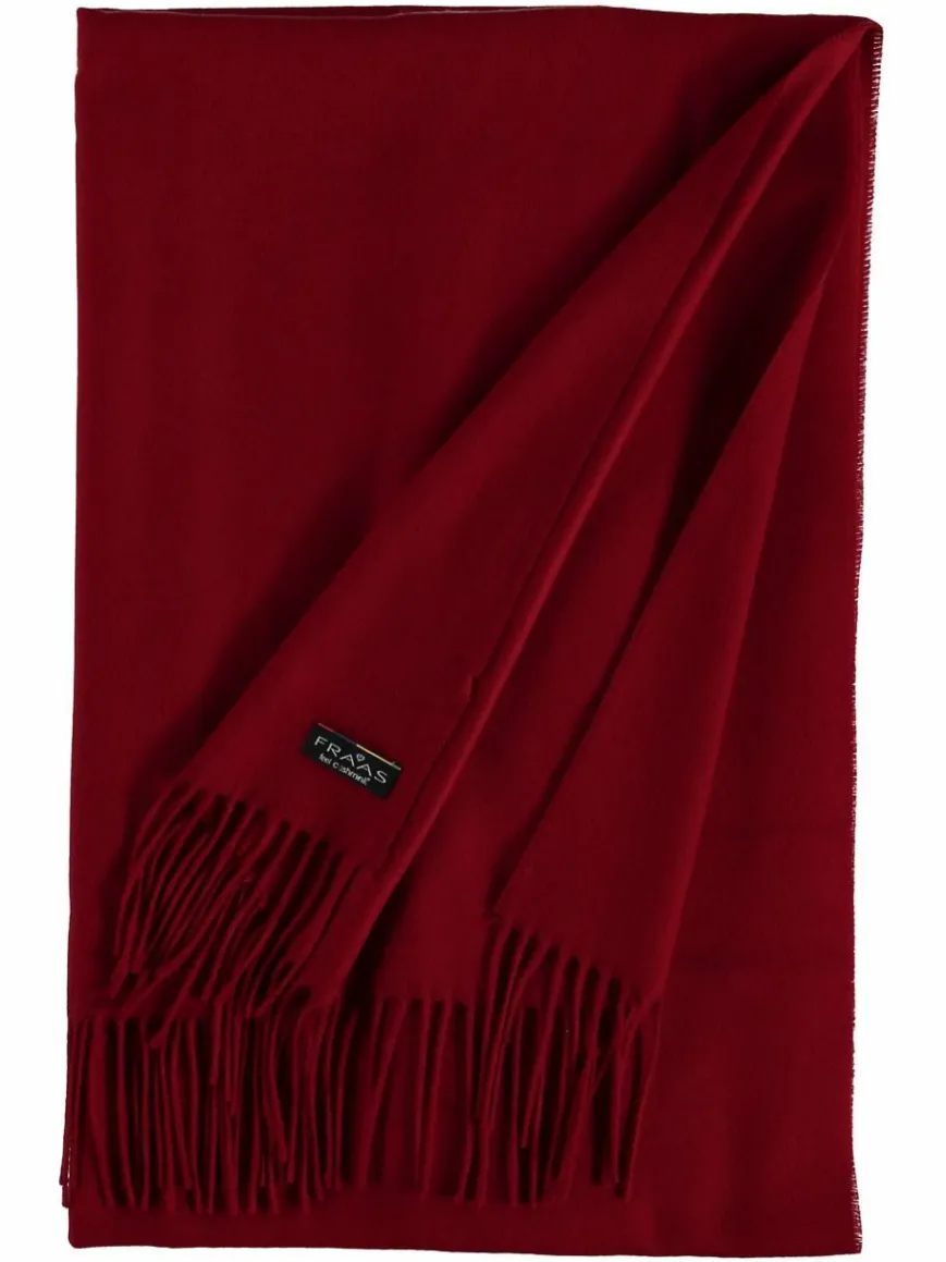 Fraas Schals & Tücher*Damen Schal rot uni