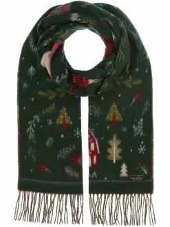 Fraas Schals & Tücher*Damen Schal tanne gemustert