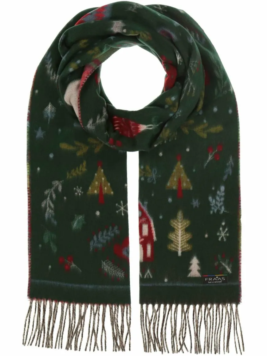 Fraas Schals & Tücher*Damen Schal tanne gemustert