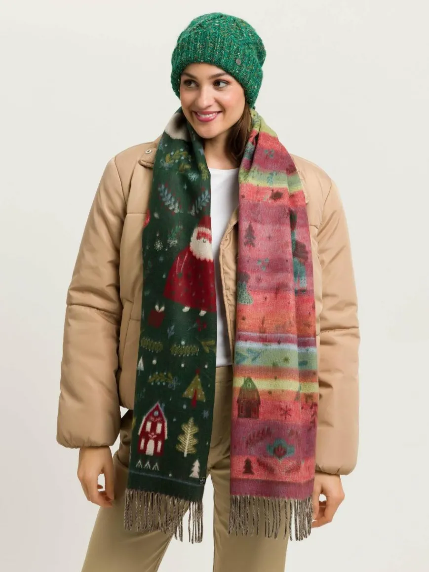 Fraas Schals & Tücher*Damen Schal tanne gemustert