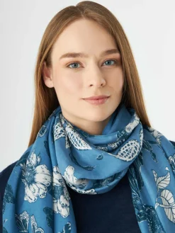 Codello Schals & Tücher*Damen Schal blau bedruckt