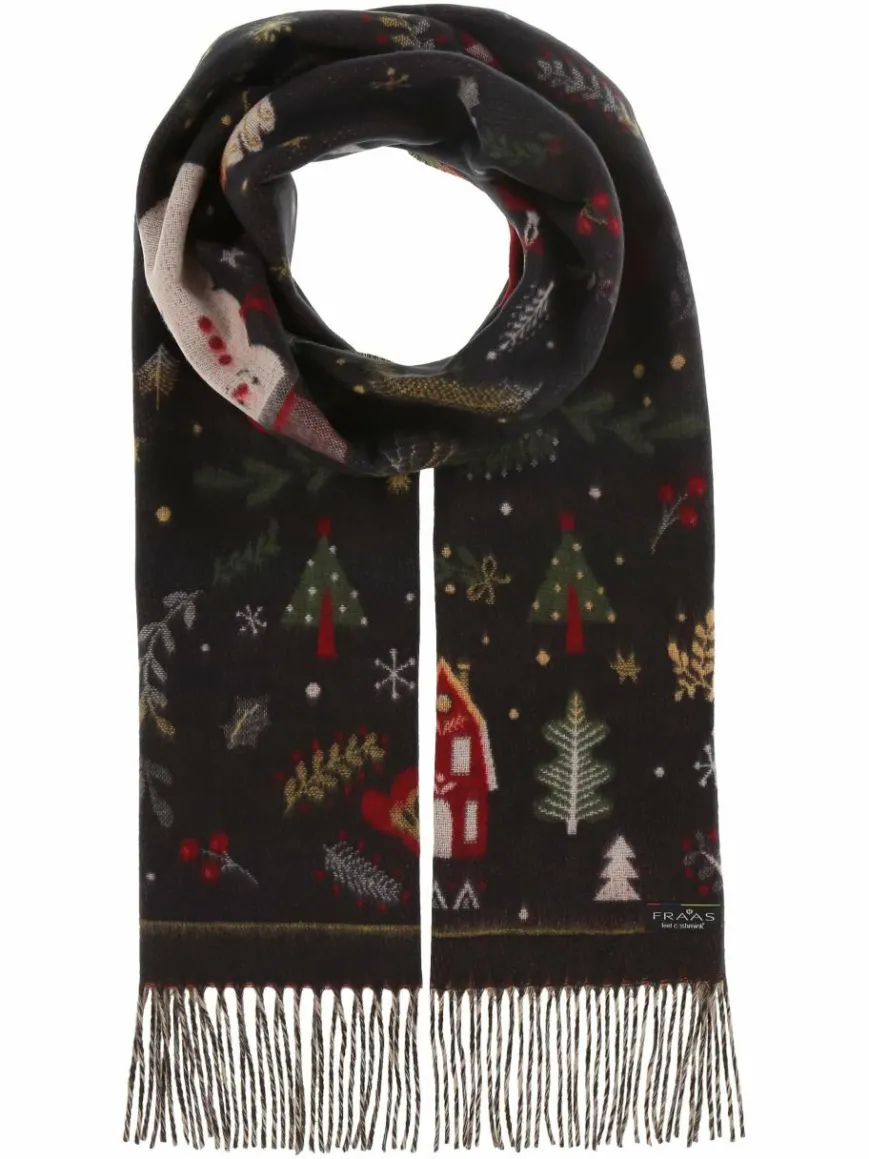 Fraas Schals & Tücher*Damen Schal blau gemustert