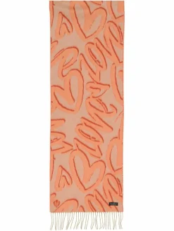 Fraas Schals & Tücher*Damen Schal aprikot gemustert