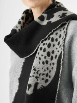 Codello Schals & Tücher*Damen Schal schwarz bedruckt