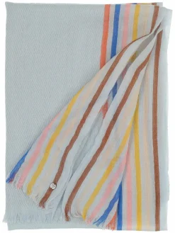 Fraas Schals & Tücher*Damen Schal hellblau gestreift