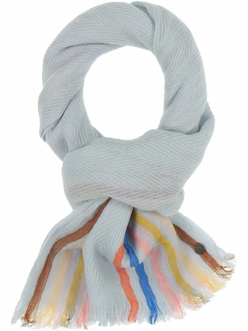 Fraas Schals & Tücher*Damen Schal hellblau gestreift