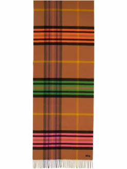 Fraas Schals & Tücher*Damen Schal camel kariert