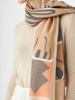 Codello Schals & Tücher*Damen Schal beige bedruckt