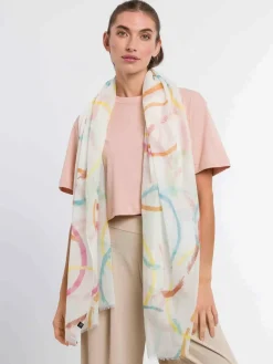 Fraas Schals & Tücher*Damen Schal beige gemustert