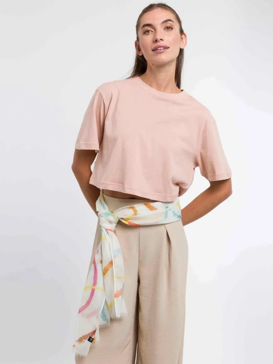 Fraas Schals & Tücher*Damen Schal beige gemustert