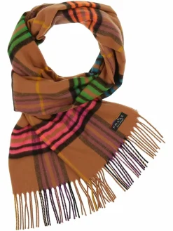 Fraas Schals & Tücher*Damen Schal camel kariert