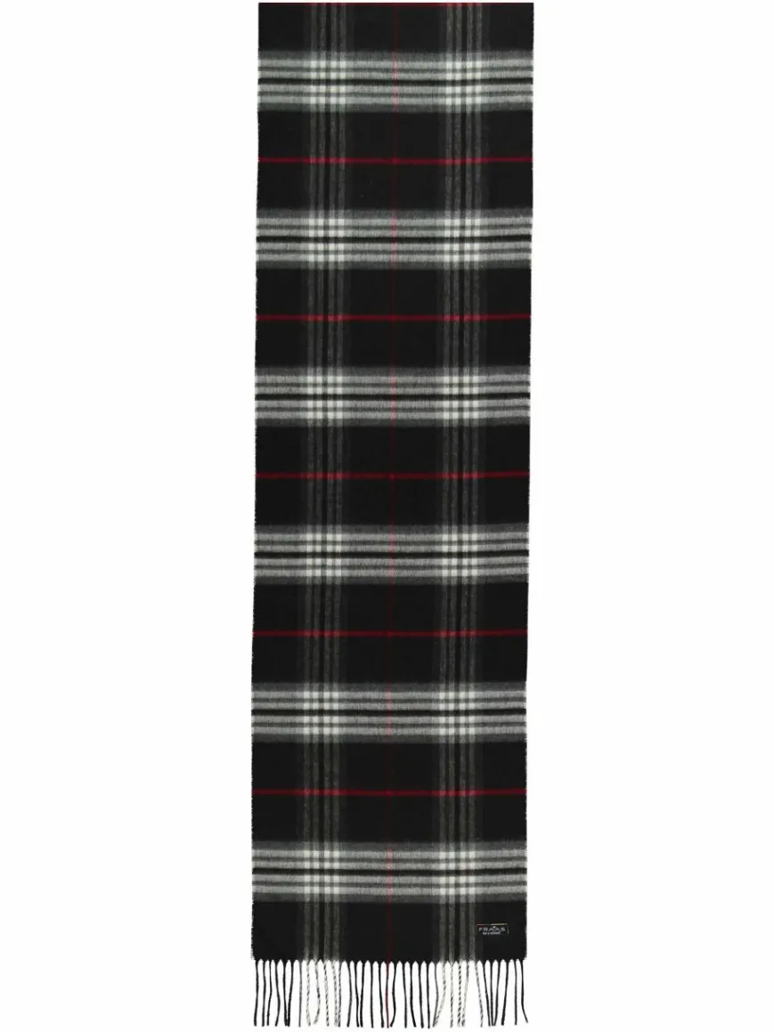 Fraas Schals & Tücher*Damen Schal schwarz kariert