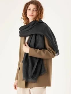 Codello Schals & Tücher*Damen Schal schwarz uni