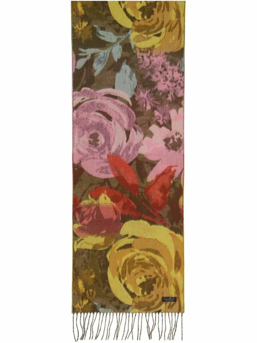 Fraas Schals & Tücher*Damen Schal khaki gemustert