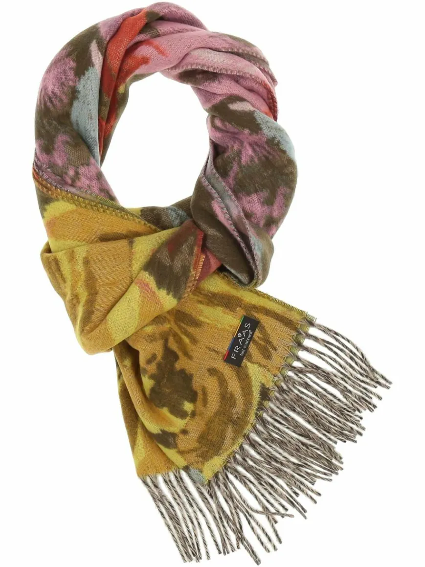 Fraas Schals & Tücher*Damen Schal khaki gemustert