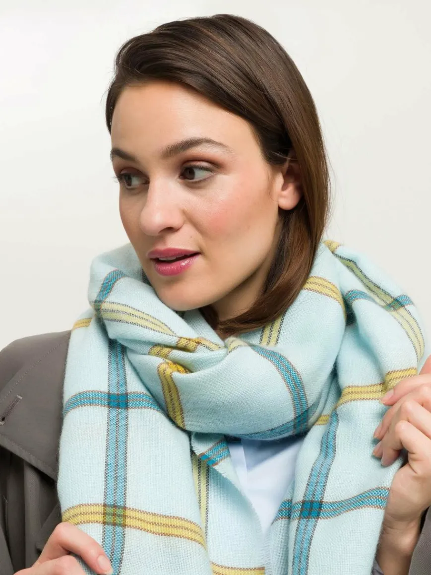 Fraas Schals & Tücher*Damen Schal mint kariert