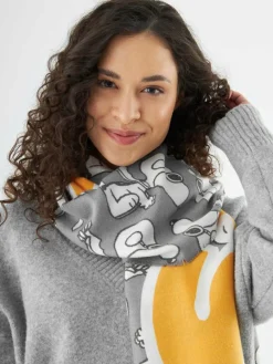 Codello Schals & Tücher*Damen Schal grau bedruckt