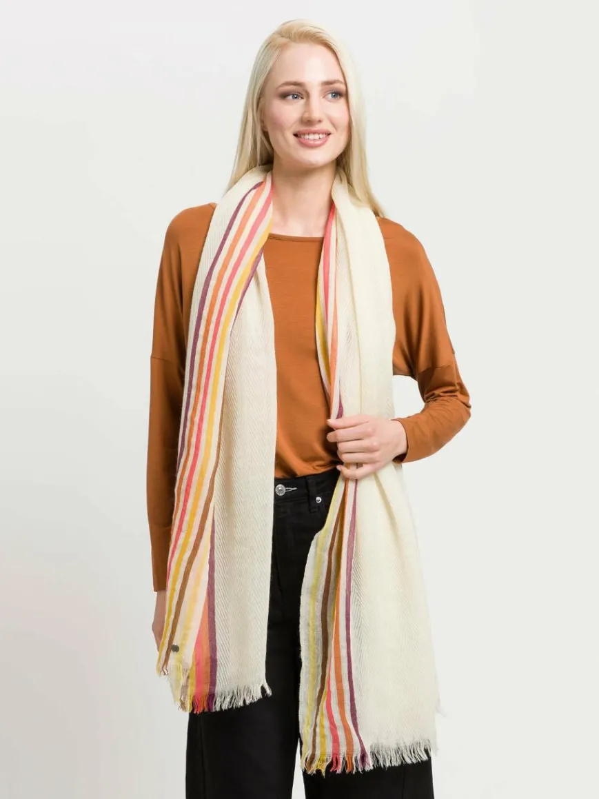 Fraas Schals & Tücher*Damen Schal beige gestreift