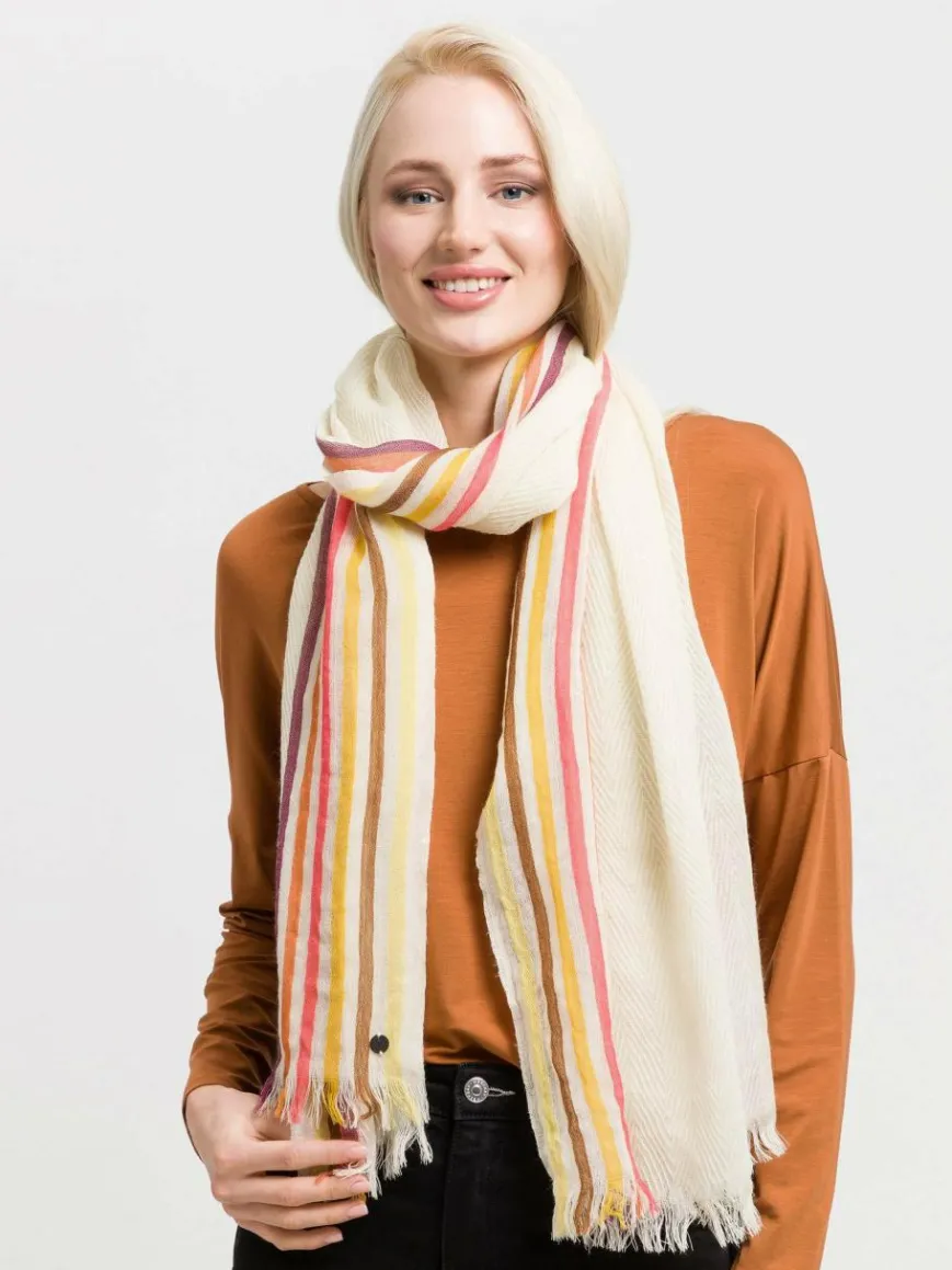 Fraas Schals & Tücher*Damen Schal beige gestreift