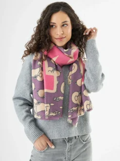 Codello Schals & Tücher*Damen Schal lila bedruckt