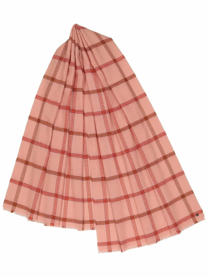 Fraas Schals & Tücher*Damen Schal aprikot kariert