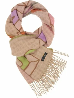 Fraas Schals & Tücher*Damen Schal rosa gemustert