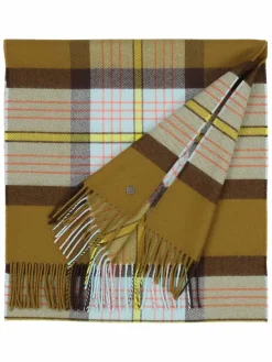 Fraas Schals & Tücher*Damen Schal khaki kariert