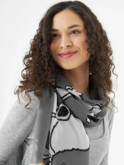 Codello Schals & Tücher*Damen Schal grau bedruckt