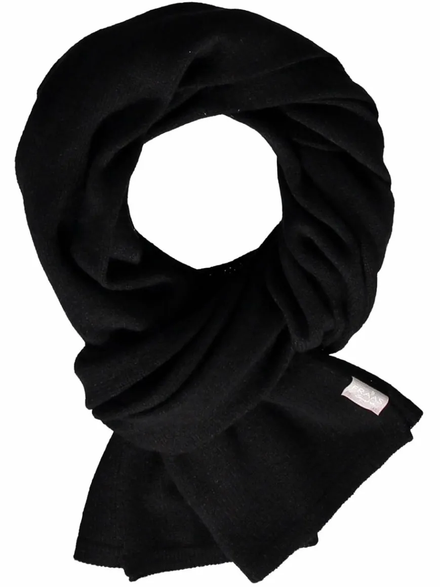 Fraas Schals & Tücher*Damen Schal schwarz uni