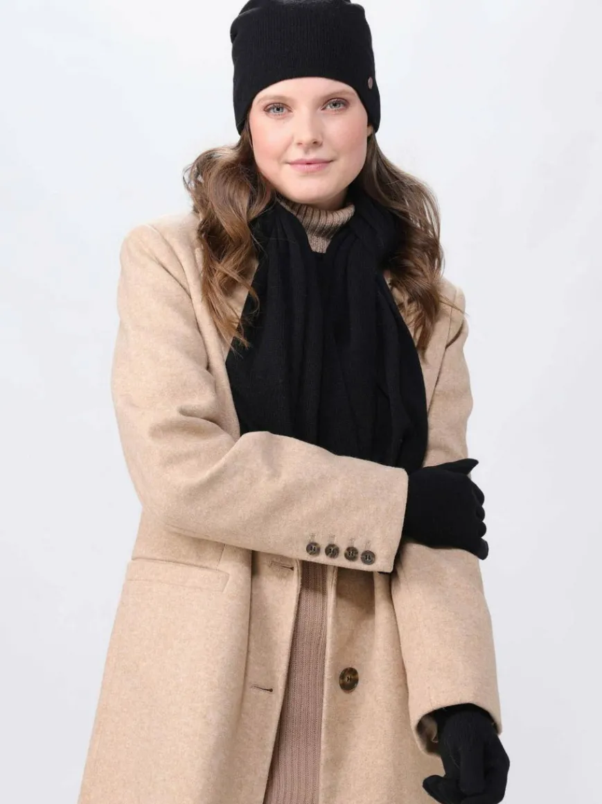 Fraas Schals & Tücher*Damen Schal schwarz uni