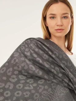 Codello Schals & Tücher*Damen Schal grau bedruckt