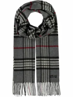 Fraas Schals & Tücher*Damen Schal grau kariert