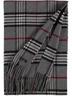 Fraas Schals & Tücher*Damen Schal grau kariert