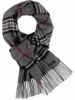 Fraas Schals & Tücher*Damen Schal grau kariert