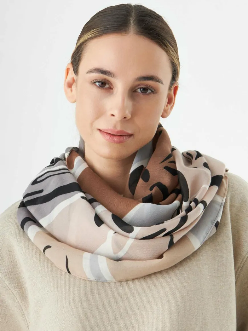 Codello Schals & Tücher*Damen Schal grau bedruckt
