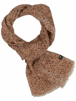 Fraas Schals & Tücher*Damen Schal camel gemustert