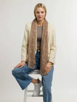 Fraas Schals & Tücher*Damen Schal camel gemustert