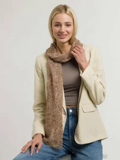 Fraas Schals & Tücher*Damen Schal camel gemustert