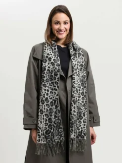 Fraas Schals & Tücher*Damen Schal grau gemustert