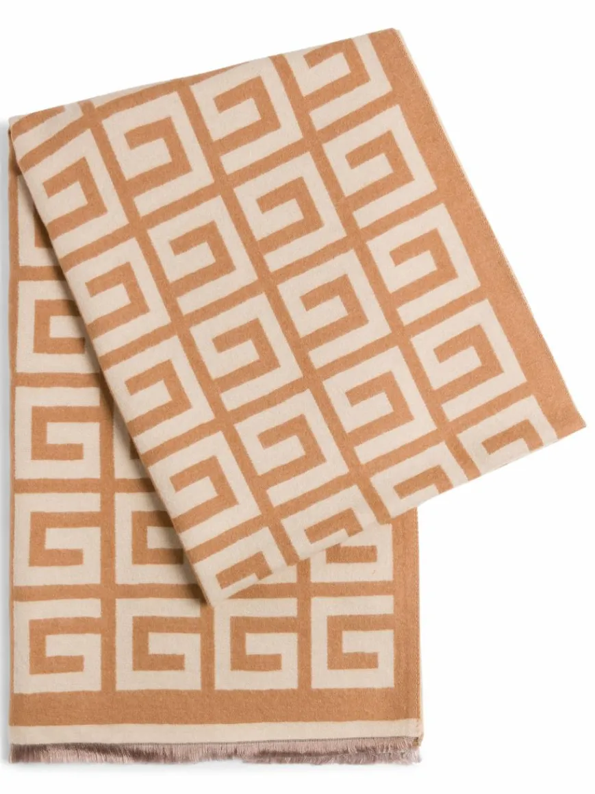 Marie Lund Schals & Tücher*Damen Schal beige gemustert